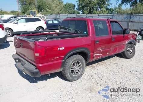 2002 Chevrolet S Truck Ls из США, поврежденный, VIN 1GCDT13W12K211973